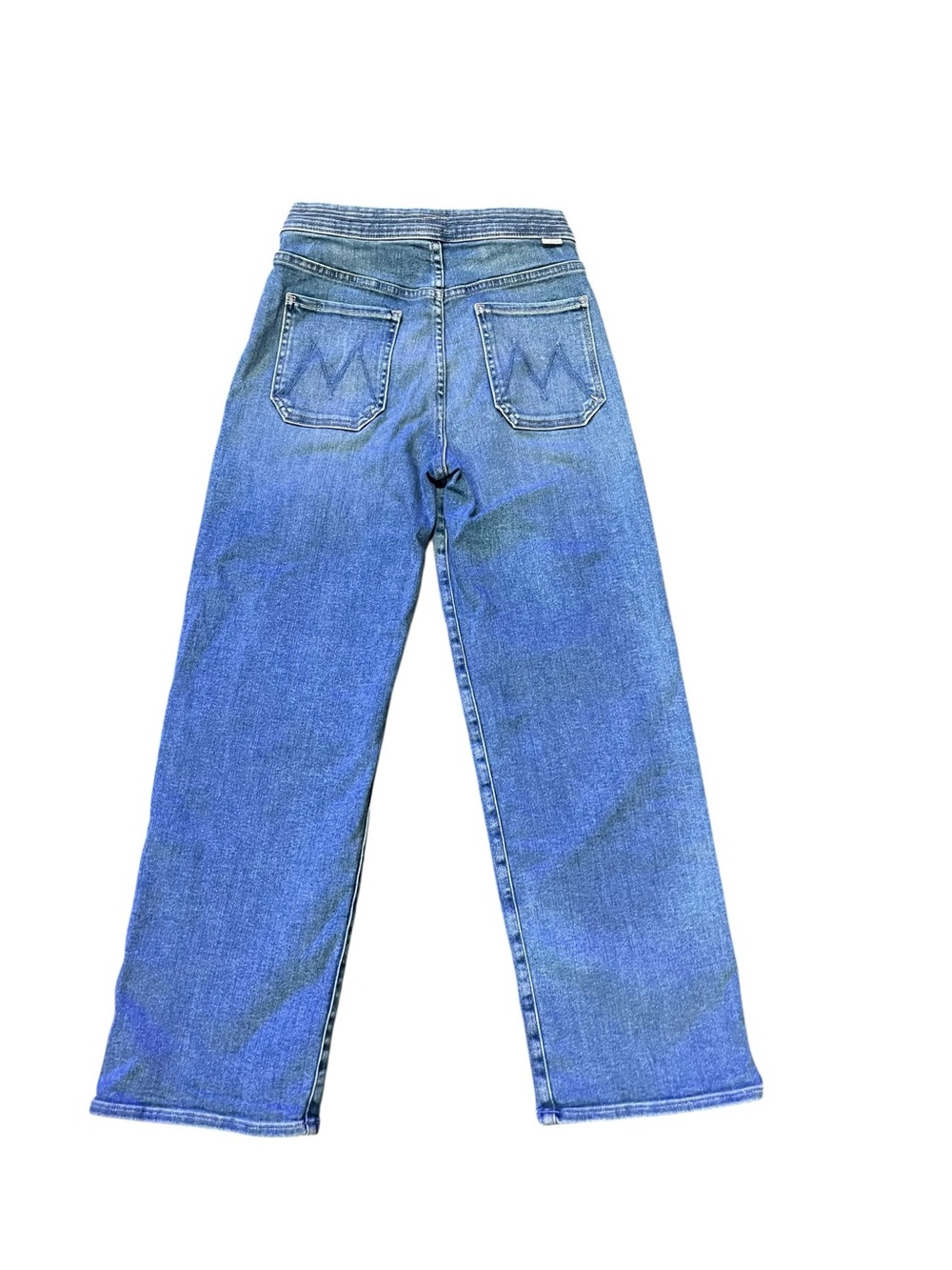 MOTHER The Rambler Tie Patch Ultra High-Rise Jeans - Picture 6 of 9